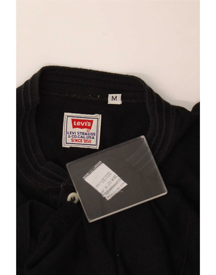Levi's Herren-Oberteil, langärmelig, mittelschwarz, Baumwolle