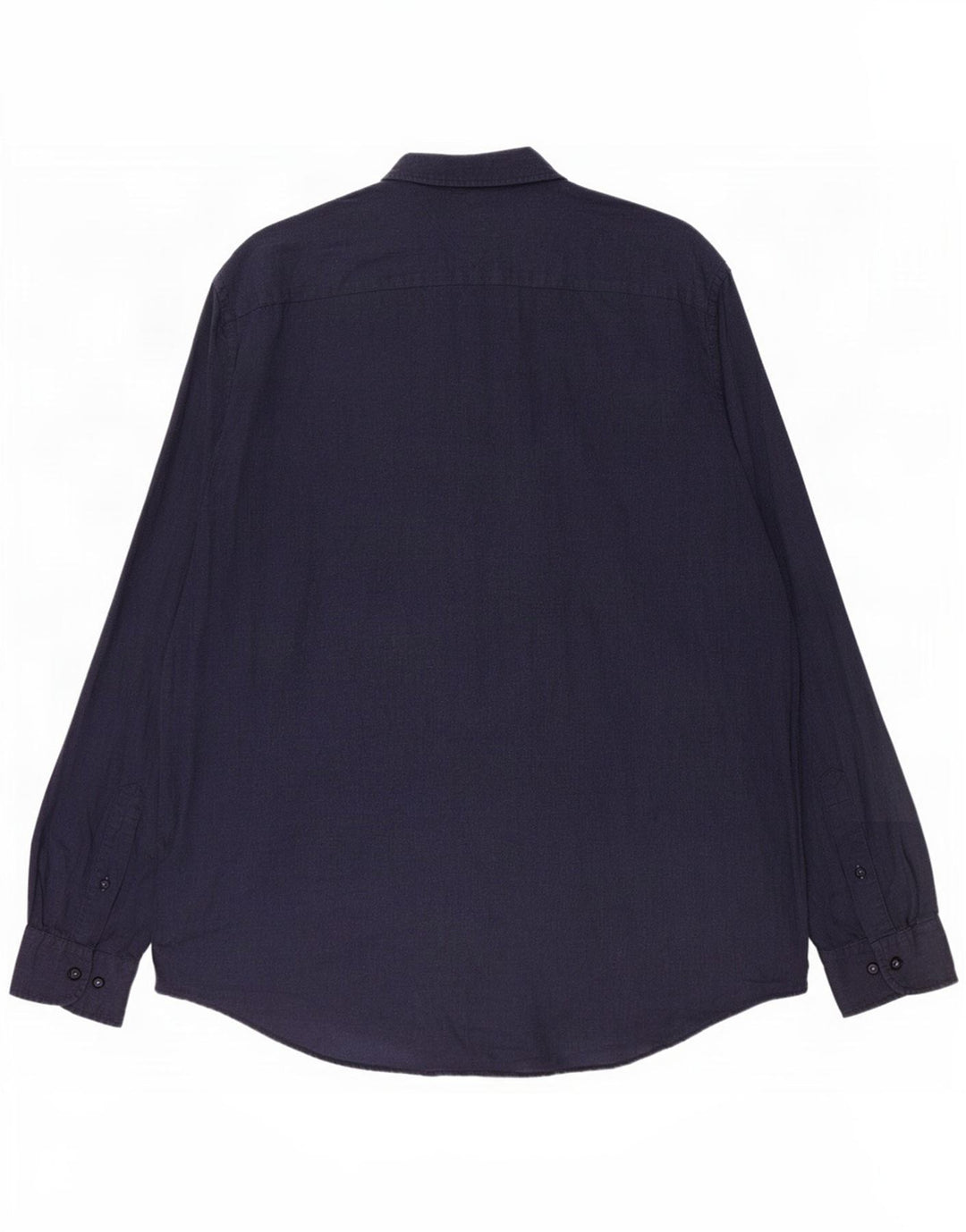Tommy Hilfiger Herren Regular Fit Hemd XL Marineblau Baumwolle