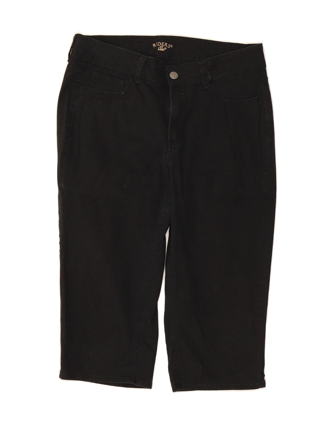 LEE Womens Riders Bermuda Shorts US 12 Large W34  Black Cotton Vintage Lee and Second-Hand Lee from Messina Hembry 