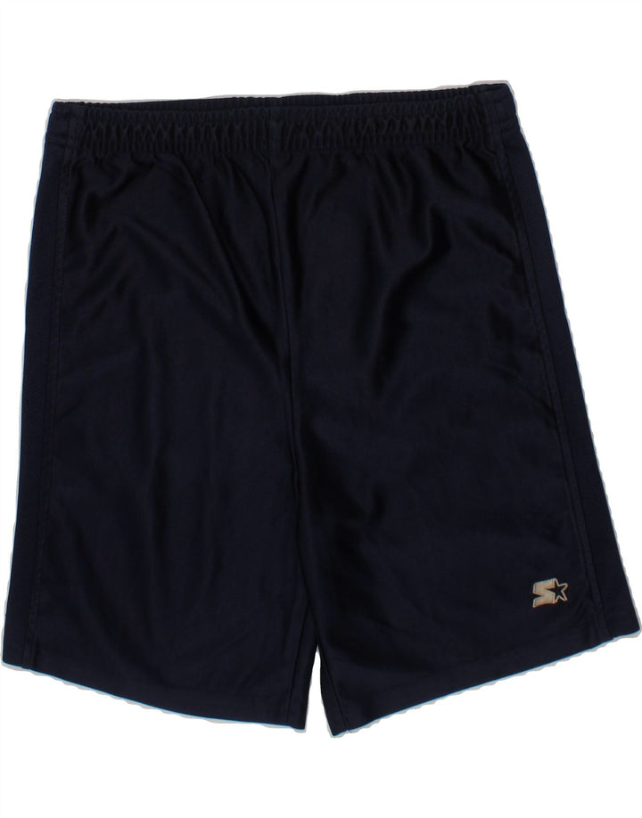 STARTER Boys Sport Shorts 5-6 Years  Navy Blue Polyester Vintage Starter and Second-Hand Starter from Messina Hembry 