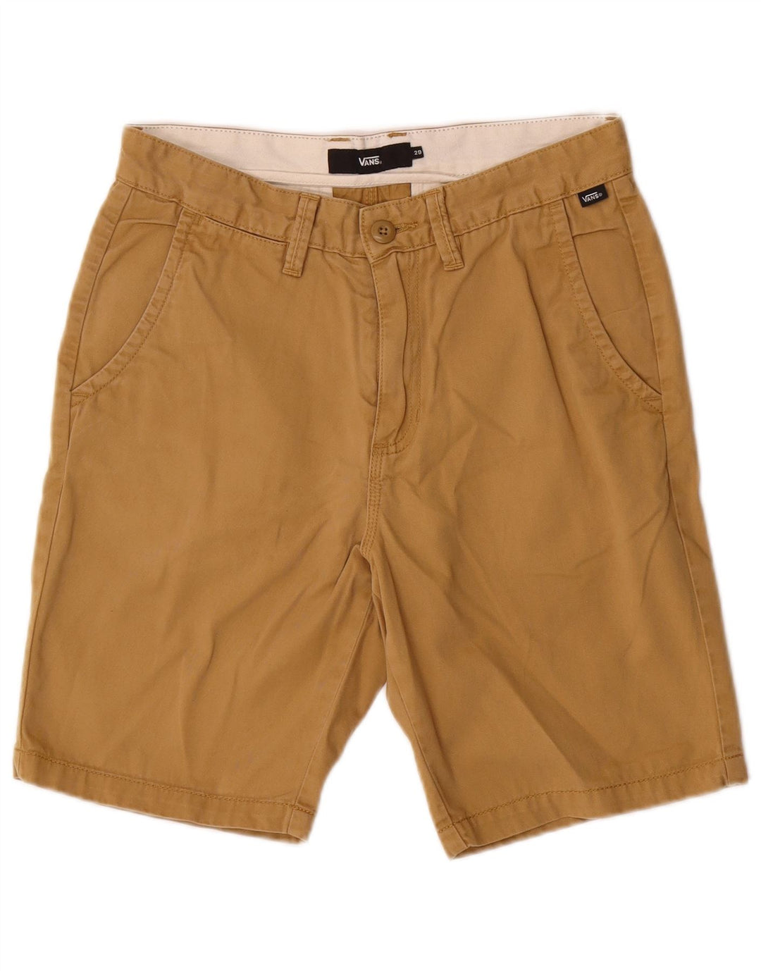 Vans Herren Chinoshorts W29 Small Beige Baumwolle