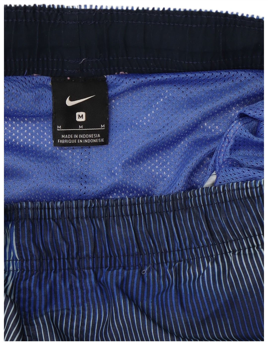 Nike Herren Sportshorts Mittelblau Nadelstreifen