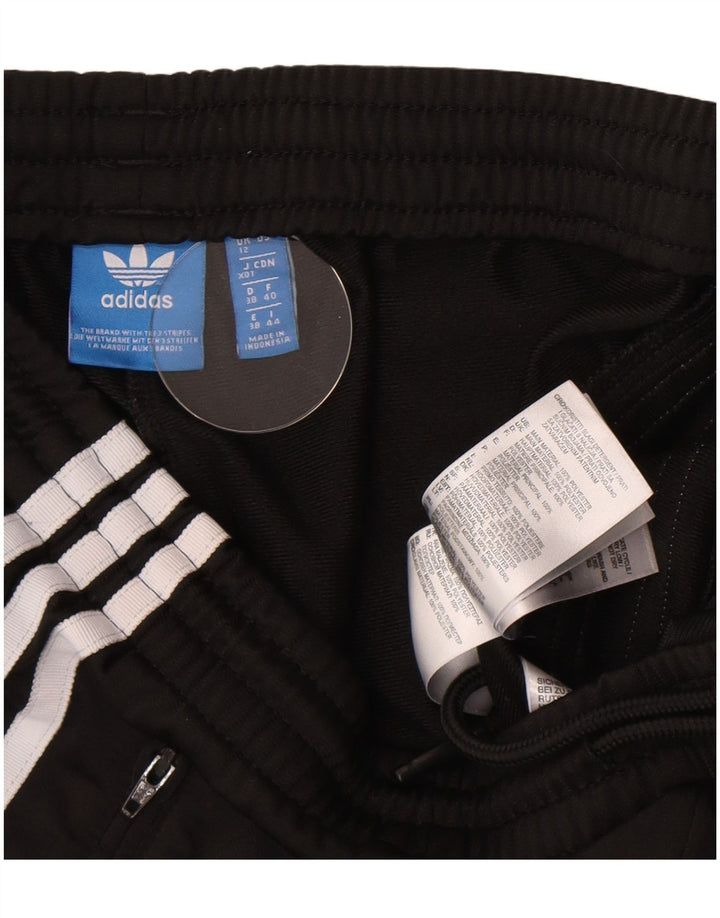 Adidas Damen Trainingshose UK 12 Medium Schwarz Polyester