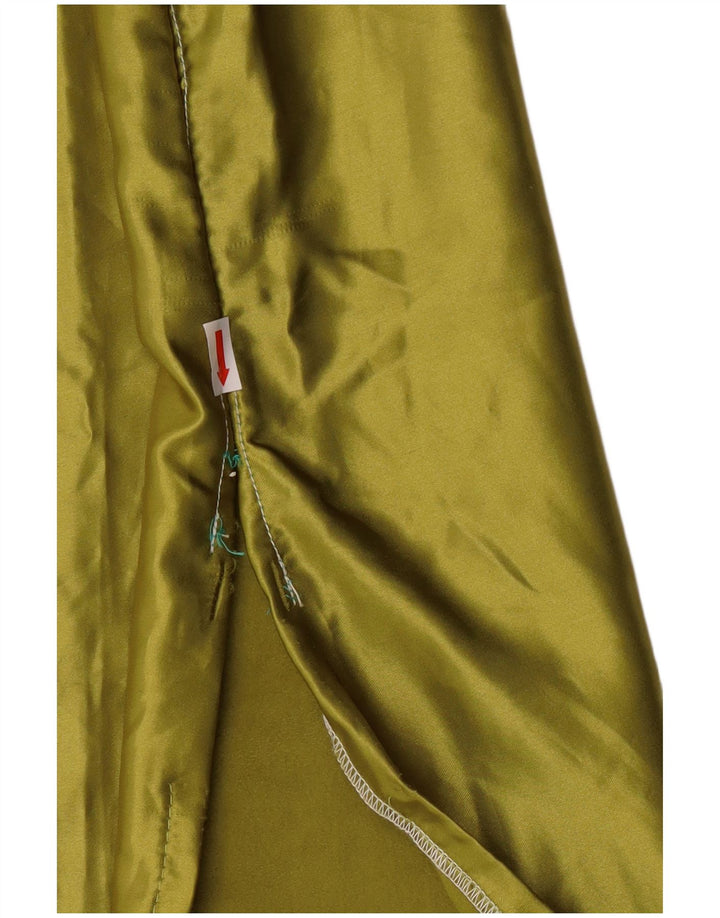 Vintage Damen Schürzenkleid UK 14 Large Grün