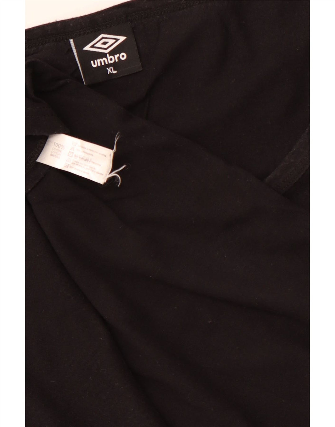 UMBRO Damen Weste Top UK 18 XL Schwarz Baumwolle