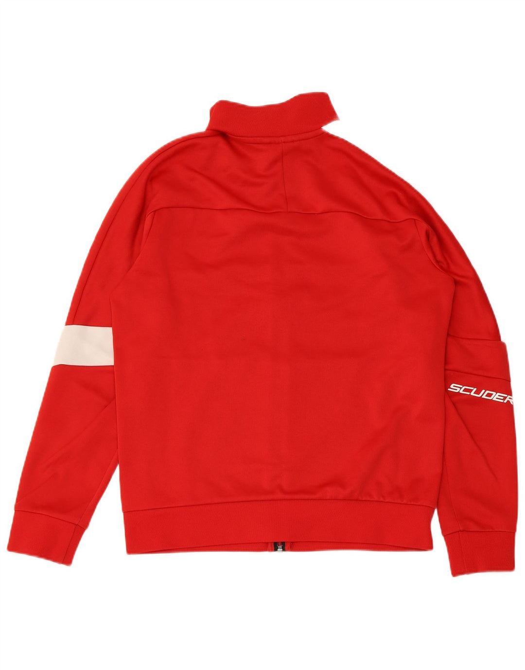 PUMA Damen-Ferrari-Trainingsanzug-Oberteiljacke, UK 10, Größe S, Rot, Farbblock