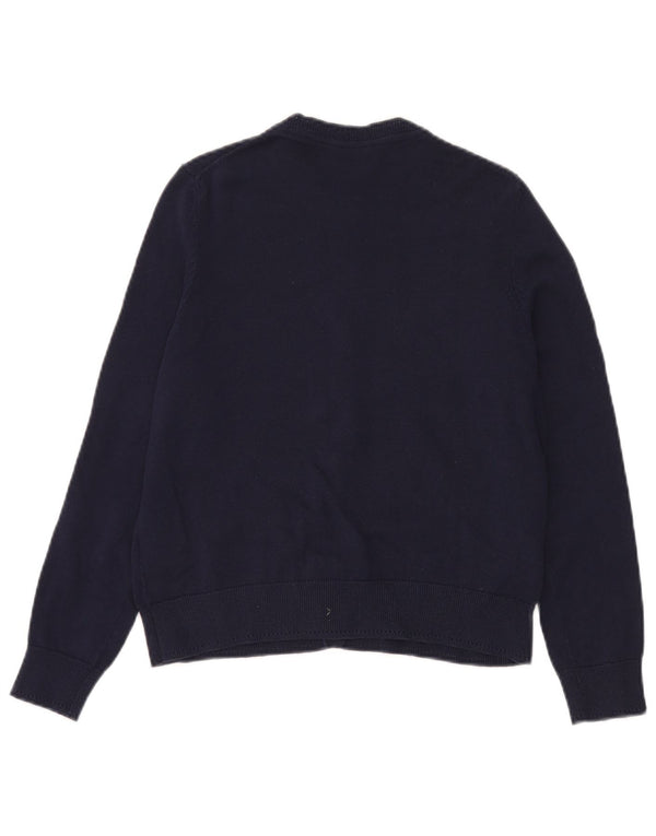 Crew Clothing Damen-Cardigan-Pullover UK 6 XS Marineblau Baumwolle