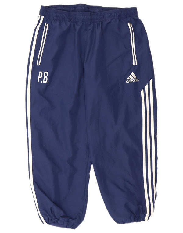 Adidas Herren Crop Trainingsanzug Hose Jogger IT 46/48 XL Marineblau