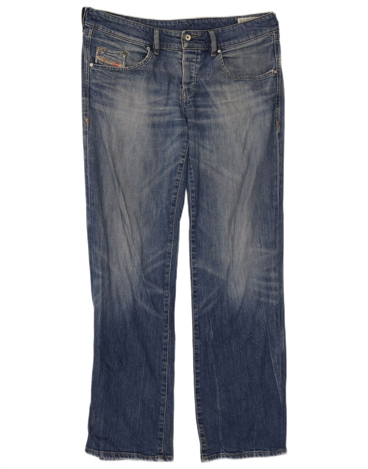 Diesel Damen Vixy Straight Jeans W31 L32 Blaue Baumwolle