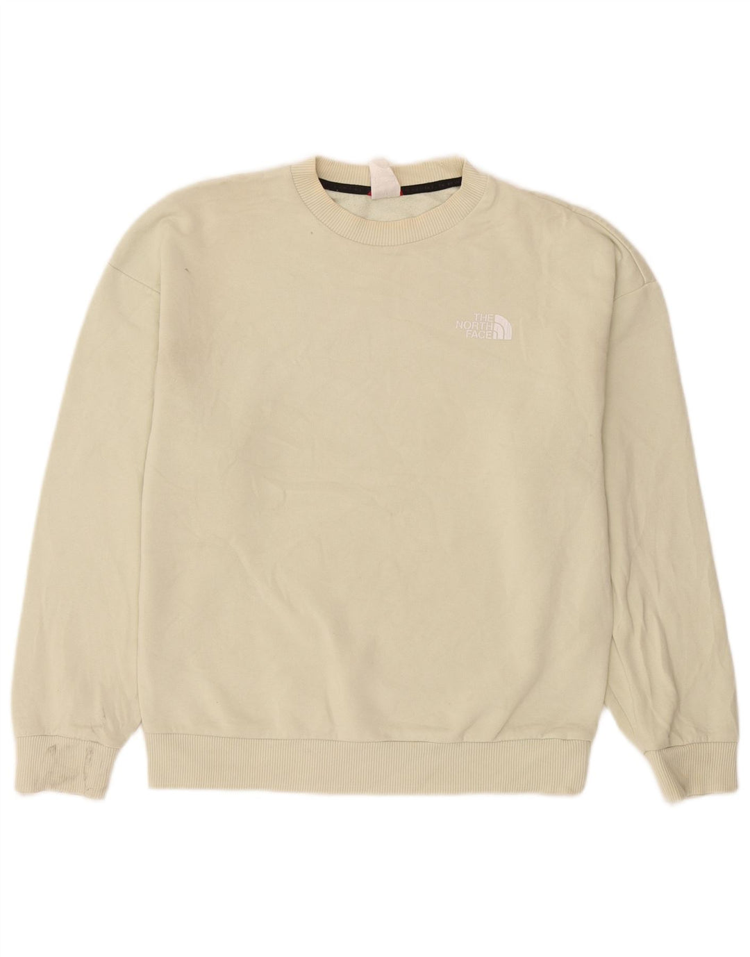 The North Face Damen-Sweatshirt-Pullover UK 14 Mittelweiße Baumwolle