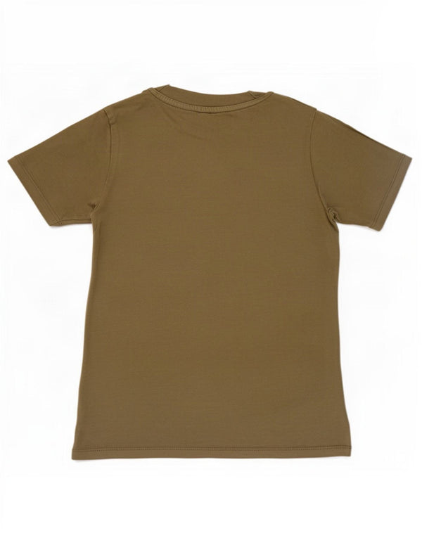 Dunnes Stores Jungen-T-Shirt mit Grafik, 5–6 Jahre, Khaki, Baumwolle