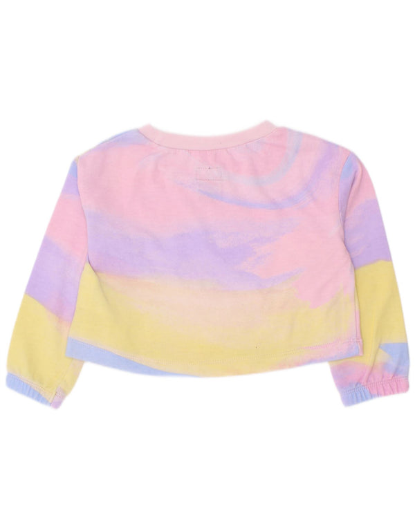 Converse Baby-Mädchen-Crop-Sweatshirt-Pullover, 18–24 Monate, mehrfarbig
