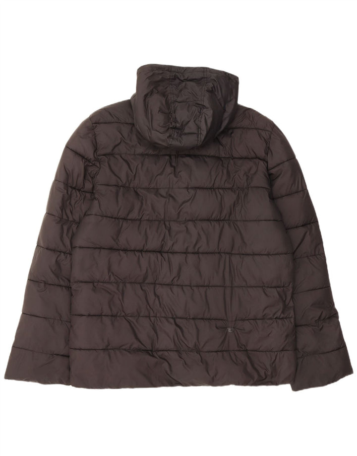 Lotto Herren-Jacke mit Kapuze, gepolstert, UK 44, 2XL, Schwarz, Polyester