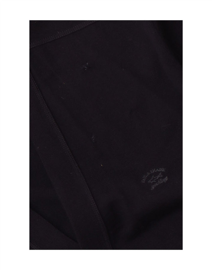 PAUL & SHARK Herren-Strickjacke, große marineblaue Wolle