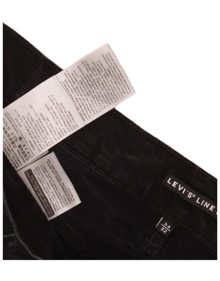 LEVI'S Mens Straight Jeans  W34 L32 Black Cotton Vintage Levi's and Second-Hand Levi's from Messina Hembry 