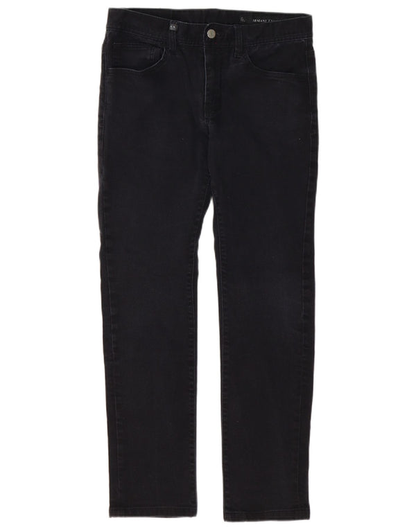 Armani Exchange Damen Slim Jeans W31 L29 Schwarze Baumwolle