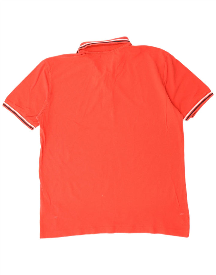 Kappa Herren Poloshirt XL Rot Baumwolle