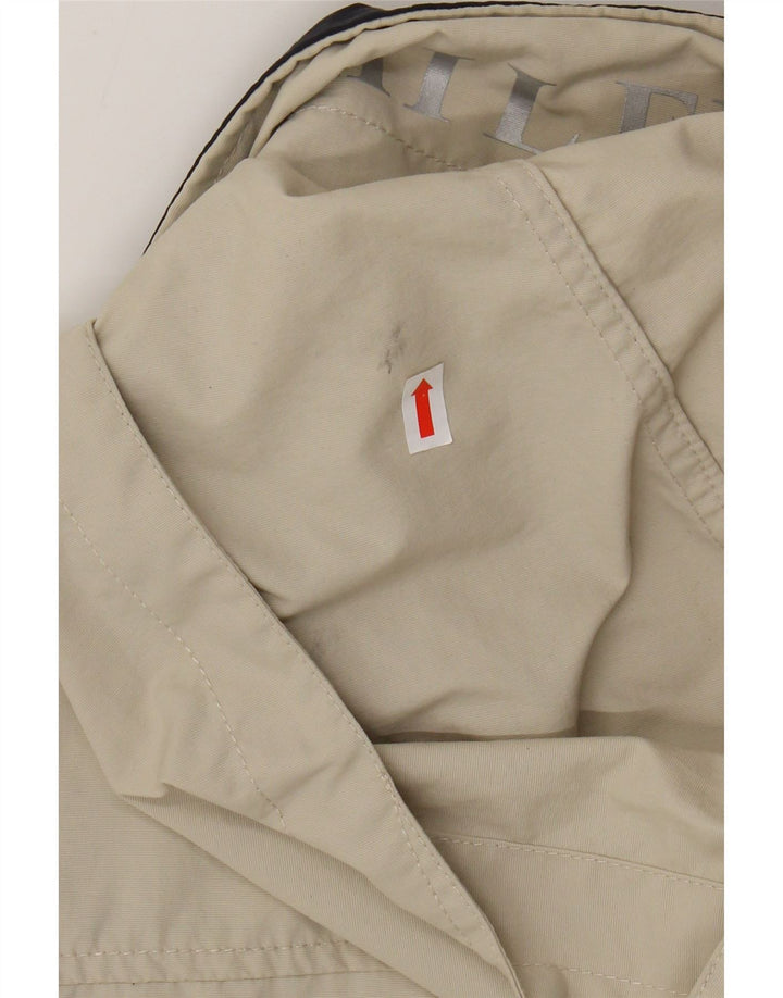 Tommy Hilfiger Herren Bomberjacke mit Kapuze UK 42 XL Beige Nylon
