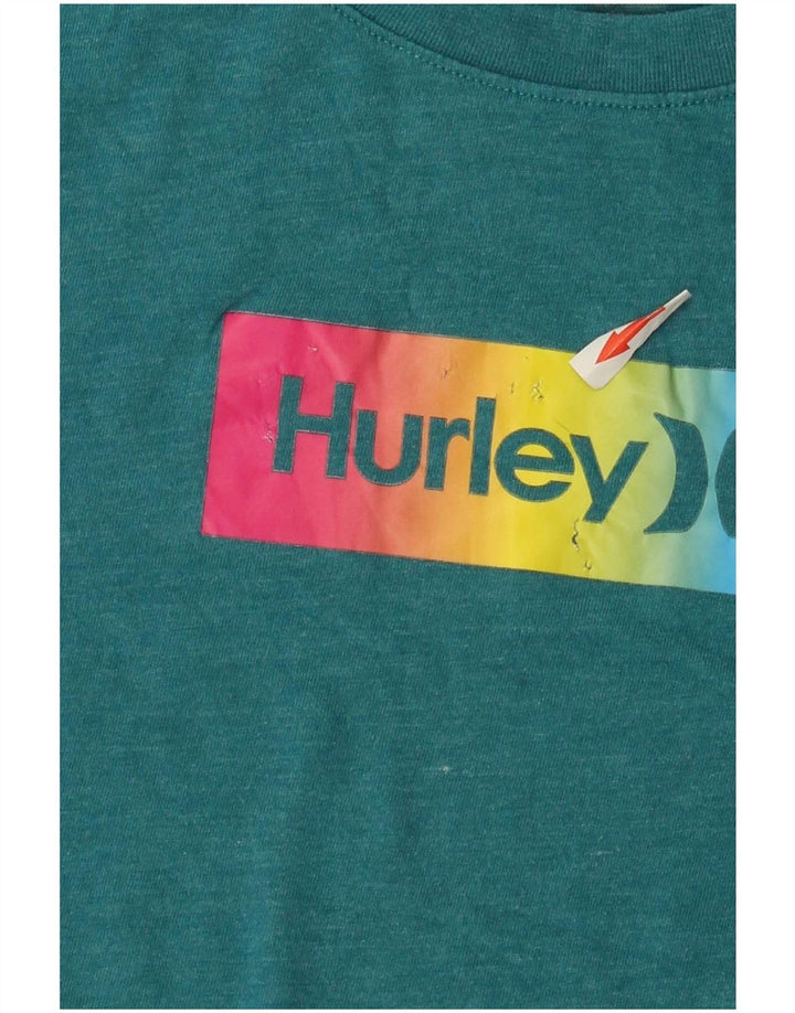 Hurley Grafik-T-Shirt für Jungen, 11–12 Jahre, mittelgrün