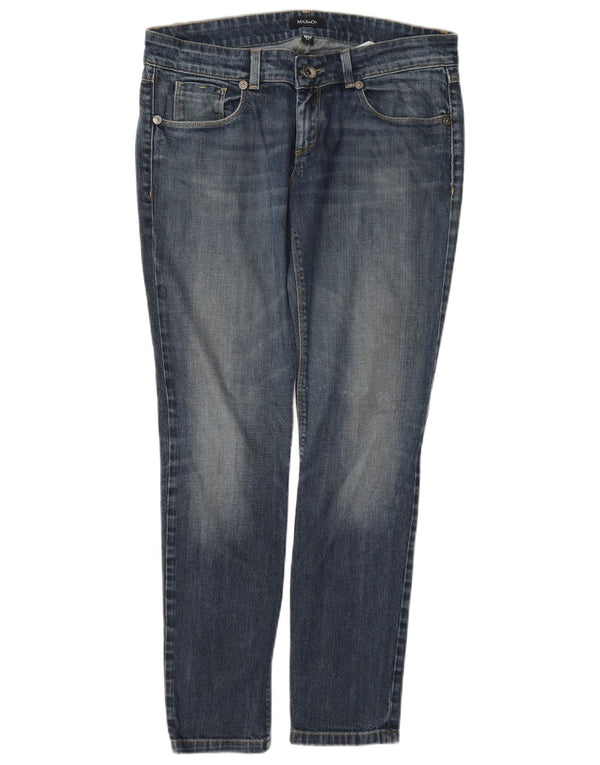 Max & Co. Damen Slim Jeans W30 L30 Blaue Baumwolle