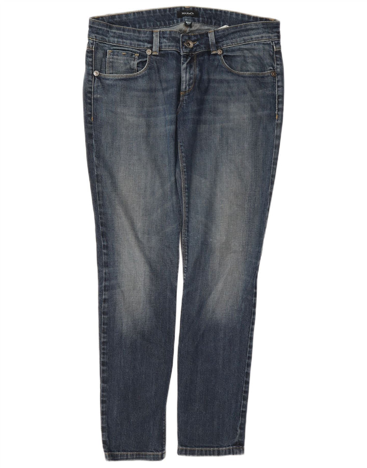 Max & Co. Damen Slim Jeans W30 L30 Blaue Baumwolle