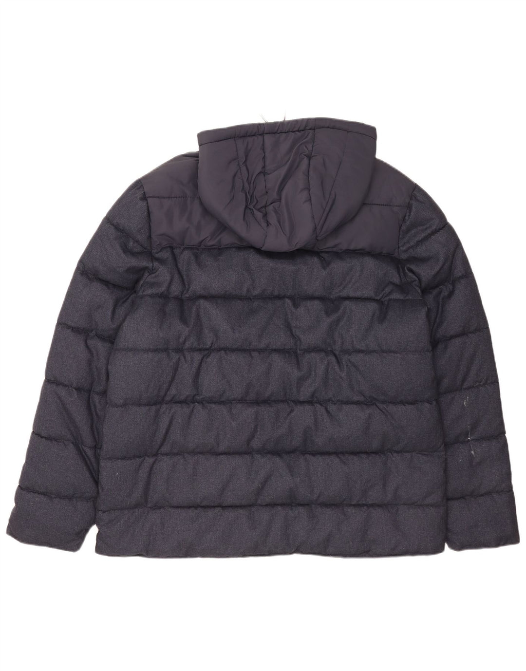 Weird Fish Wattierte Herrenjacke mit Kapuze, UK 44 2XL, Marineblau, Polyester