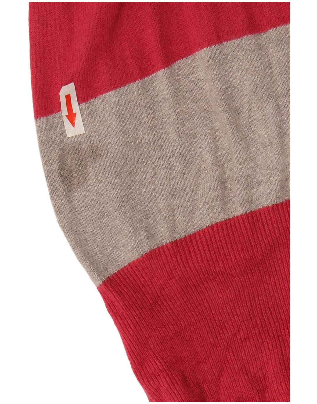 Marks & Spencer Damen Longline-Cardigan-Pullover UK 14 Mittelrosa gestreift
