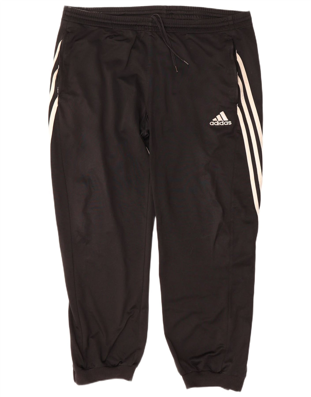 ADIDAS Mens Tracksuit Trousers Joggers XL  Black Polyester
