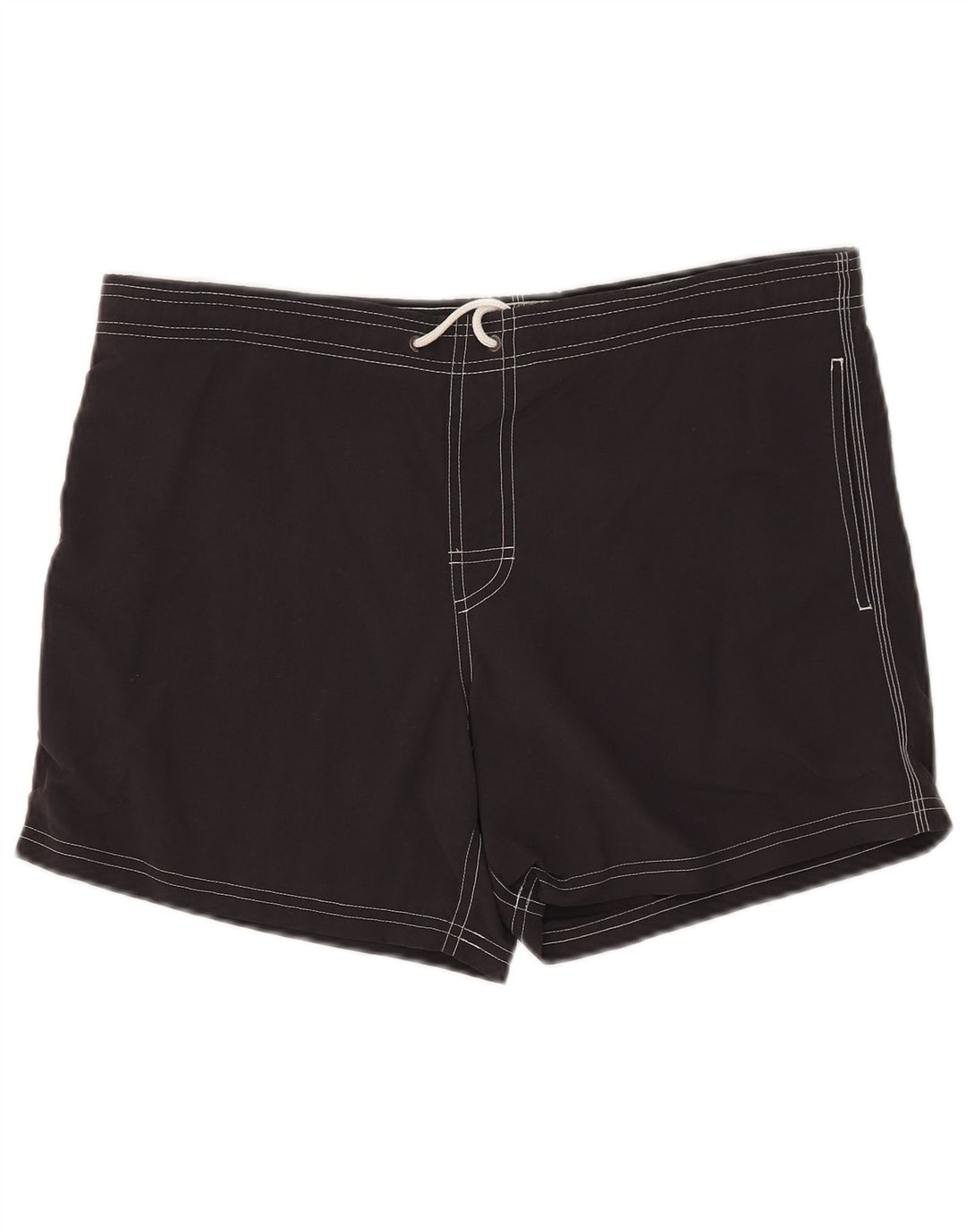 Sundek Herren-Badeshorts, klein, graues Nylon