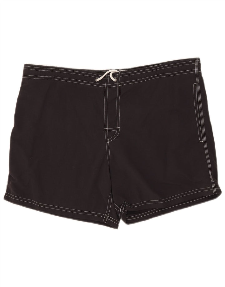 Sundek Herren-Badeshorts, klein, graues Nylon