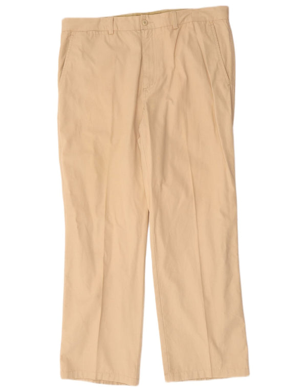 Gerade Chino-Hose für Herren von Avirex, W36, L29, Beige, Baumwolle