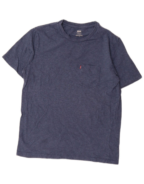Levi's Herren-T-Shirt mit Standard-Passform, mittleres Marineblau