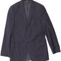 Marks & Spencer Herren Longline Blazer Jacke UK 40 Mittelmarineblau