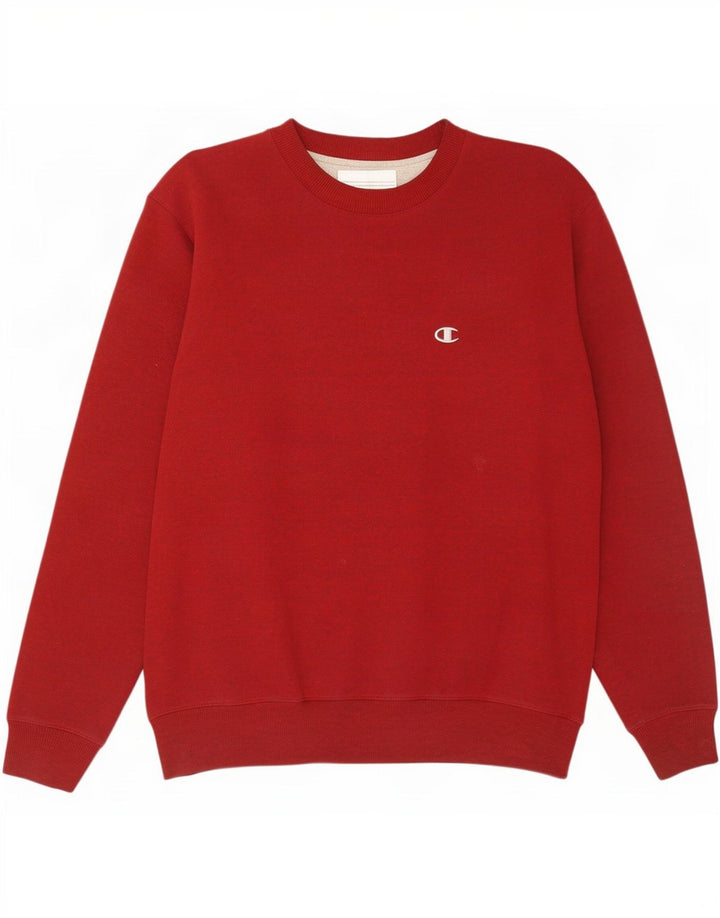 Champion Herren-Sweatshirt-Pullover, mittlere Burgunder-Baumwolle