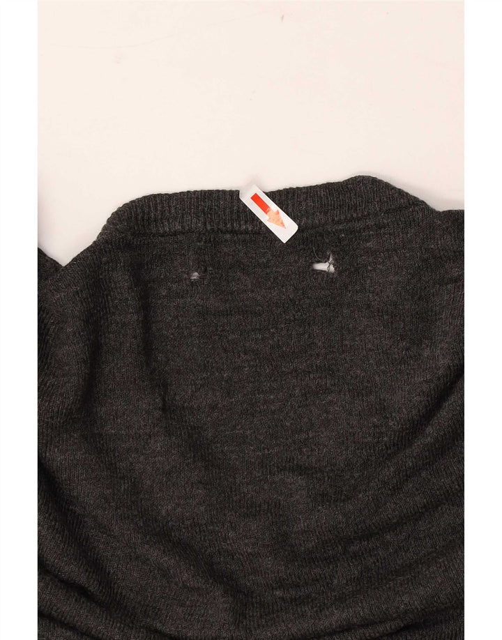 Marks & Spencer Herren-Pullover mit V-Ausschnitt, groß, Acryl, Grau