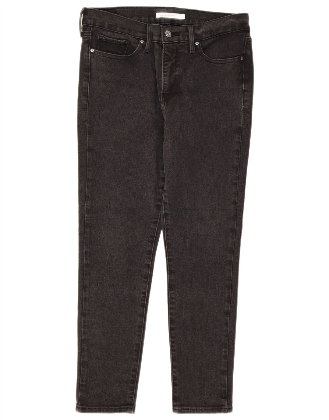 LEVI'S Damen 311 Shaping Skinny Jeans W29 L25 Schwarze Baumwolle