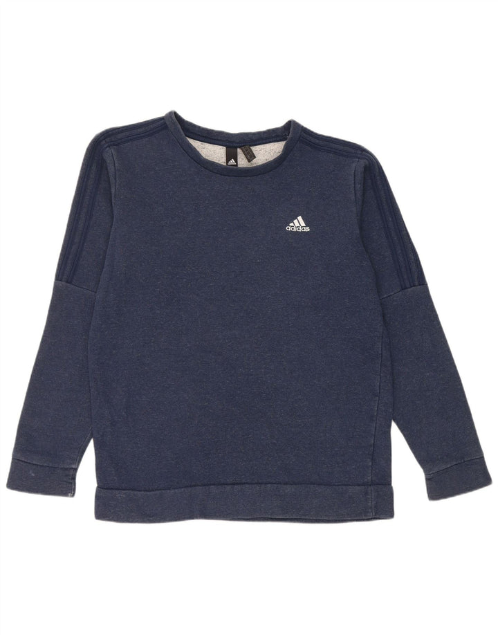 Adidas Herren Sweatshirt Pullover Medium Marineblau Baumwolle