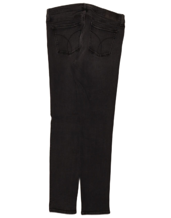Calvin Klein Damen Slim Jeans W32 L30 Schwarz