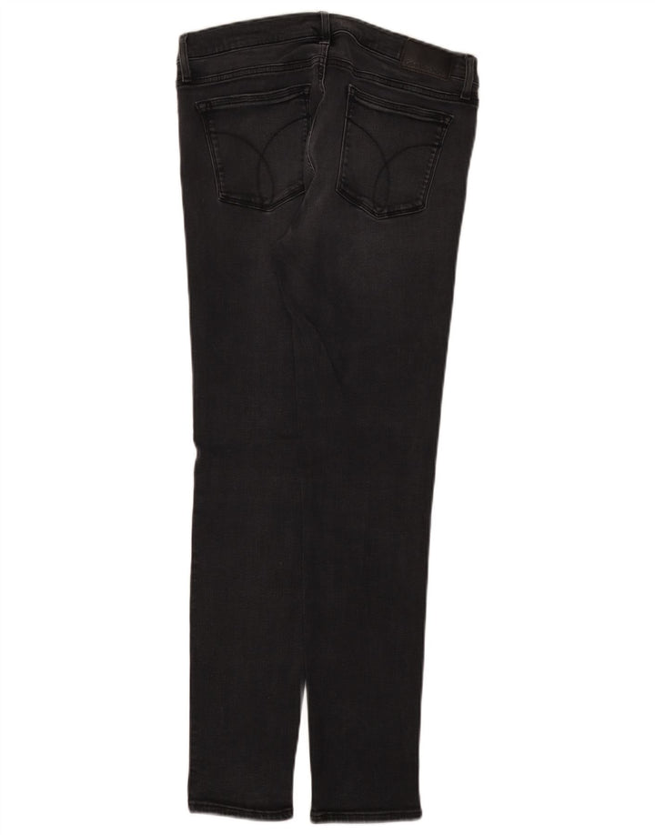 Calvin Klein Damen Slim Jeans W32 L30 Schwarz