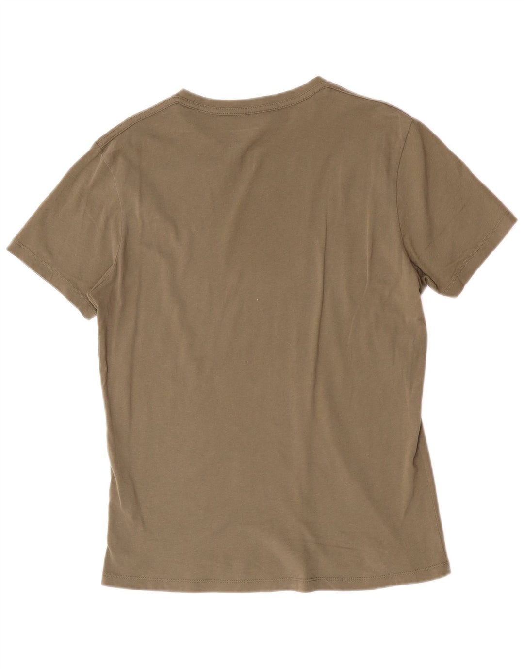 All Saints Herren-T-Shirt mit normaler Passform, mittelgrüne Baumwolle