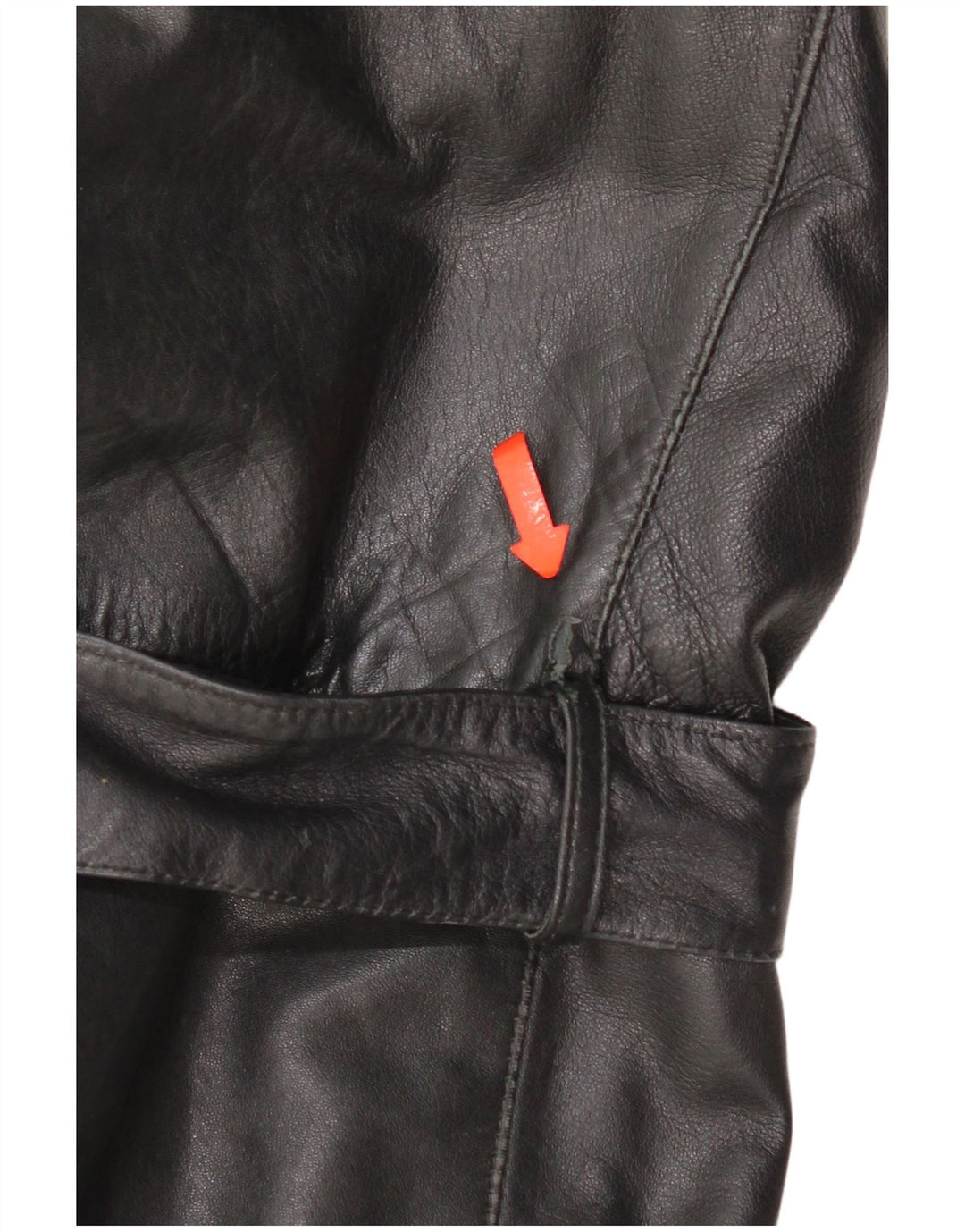 Vintage Womens Leather Jacket UK 16 Large Black Leather