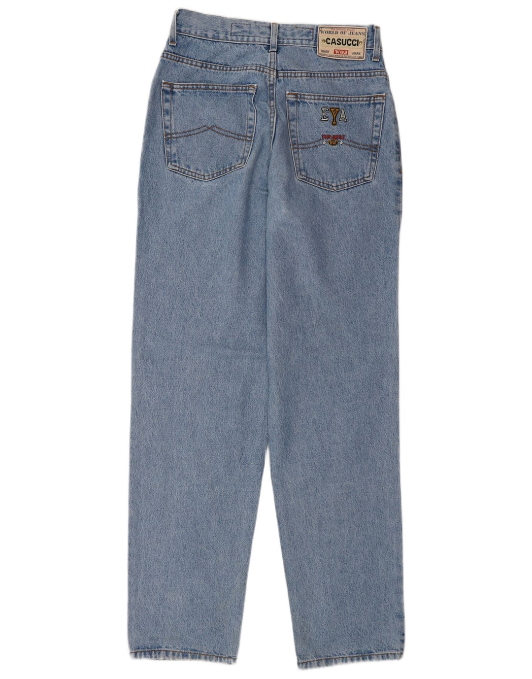 Casucci Herren Tapered Jeans IT 48 Medium W30 L33 Blaue Baumwolle
