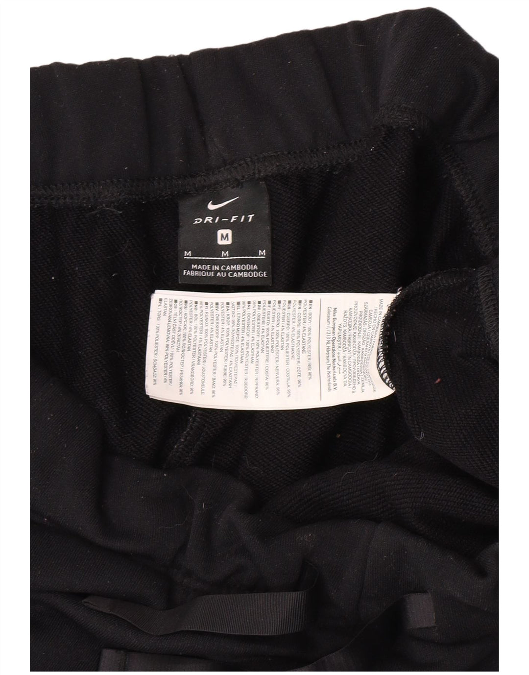 Nike Damen Dri Fit Trainingshose Jogger Mittelschwarzes Polyester