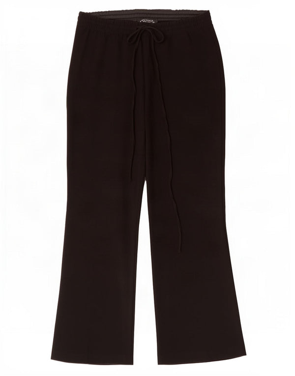 Zara Damen Bootcut-Hose, mittelgroß, W28, L24, Schwarz