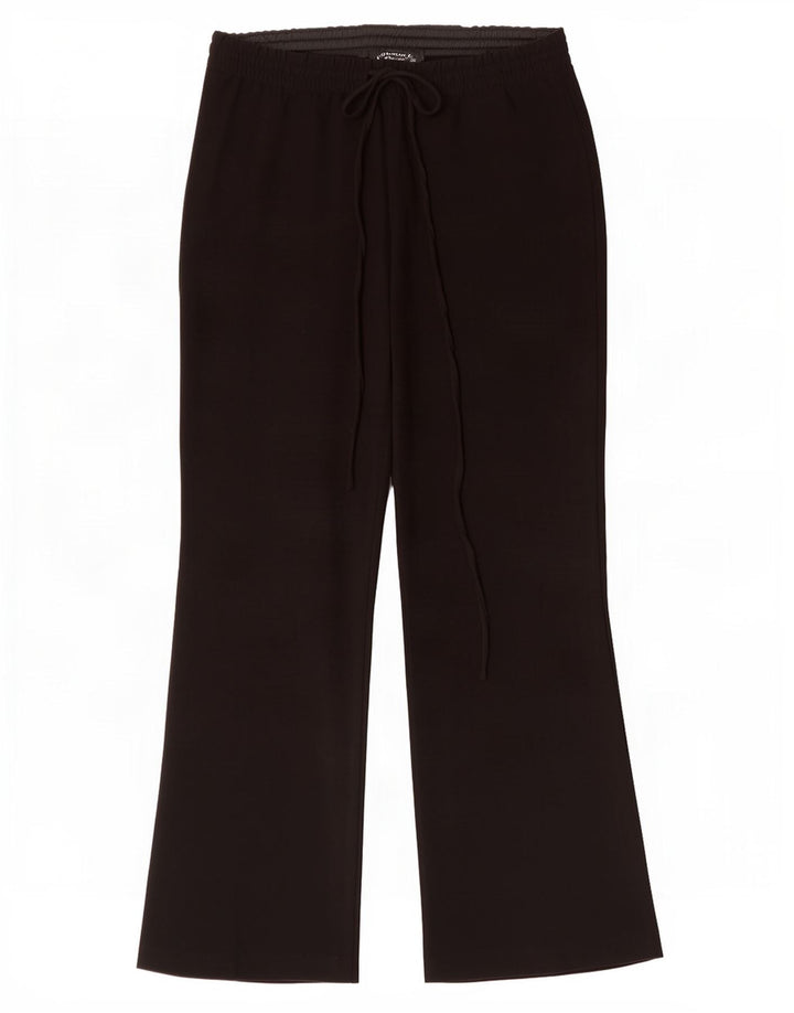 Zara Damen Bootcut-Hose, mittelgroß, W28, L24, Schwarz
