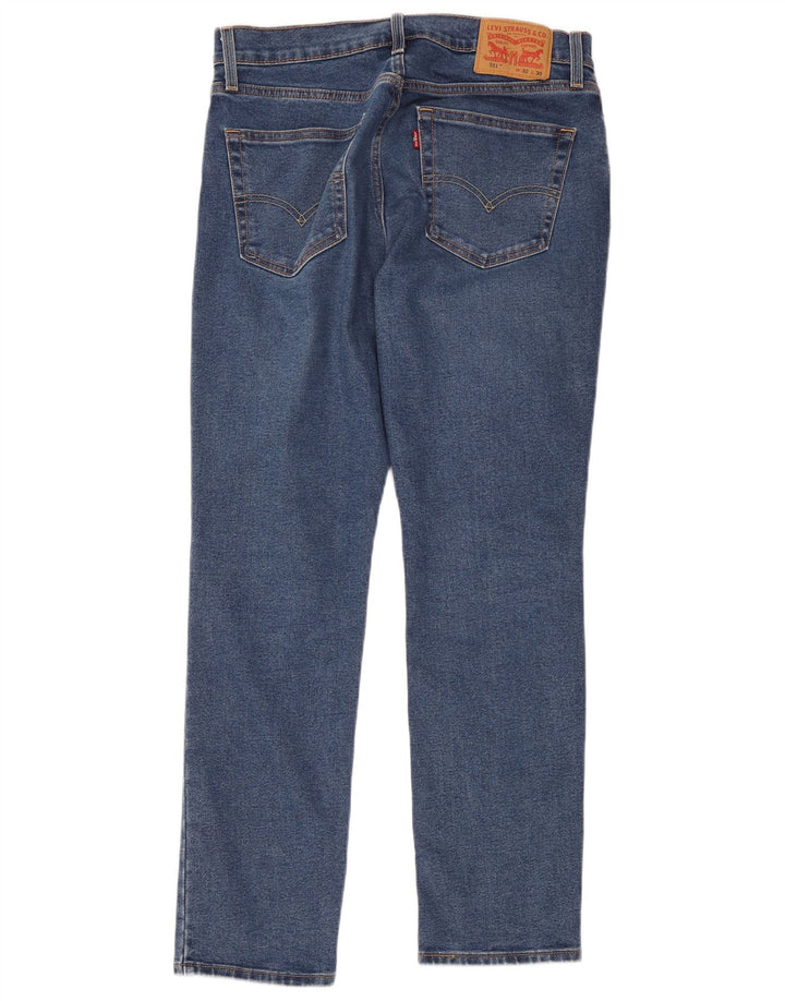 Levi's Herren 511 Slim Jeans W32 L30 Blaue Baumwolle