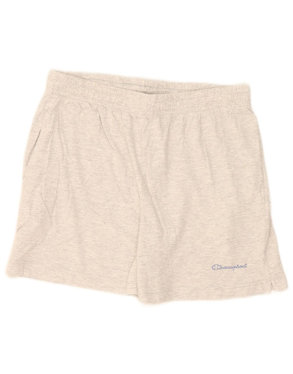 Champion Damen Sportshorts UK 14 Large Grau meliert