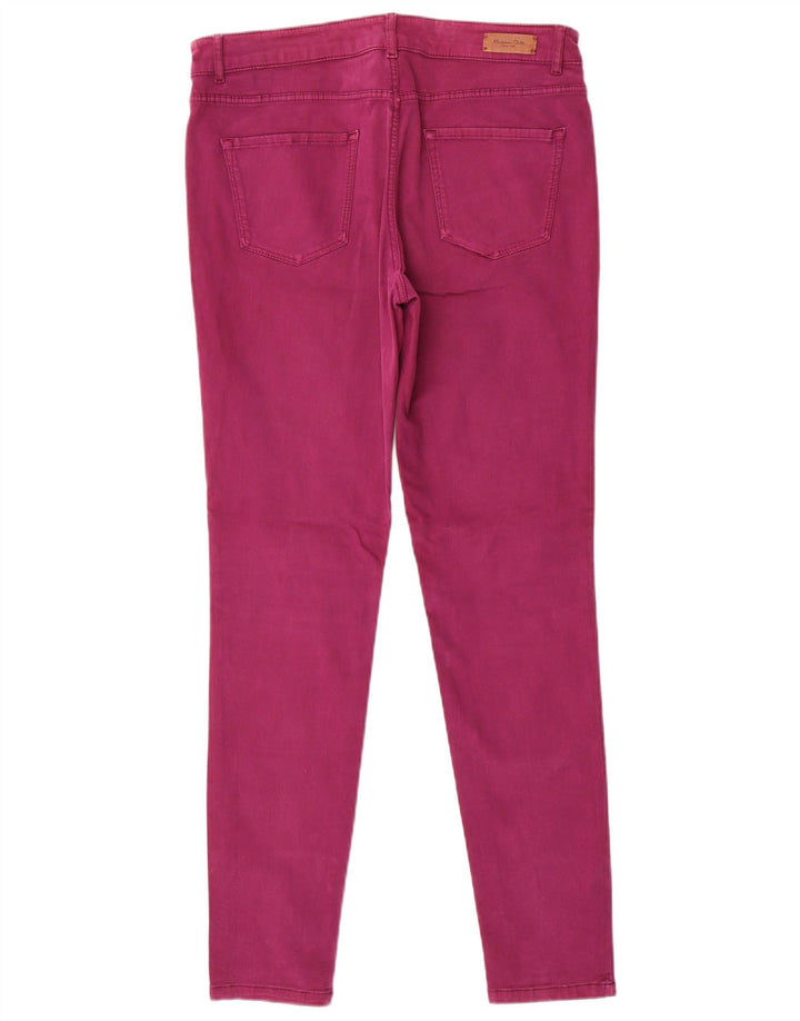 Massimo Dutti Damen Skinny Jeans EU 40 Medium W30 L30 Lila