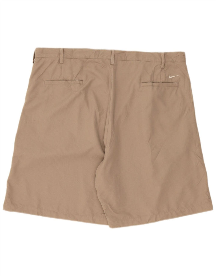 Nike Herren Dri Fit Pegged Chino Shorts W42 2XL Beige Polyester