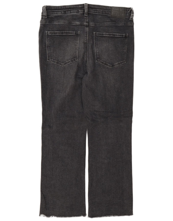 Zara Damen-Cropped-Jeans EU 40 Medium W30 L26 Grau